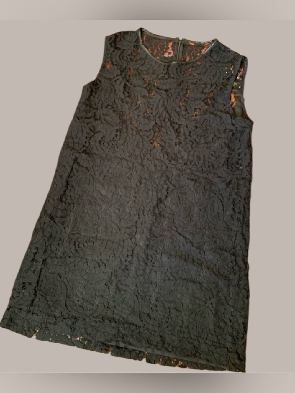 Chic Black Lace Mini Dress